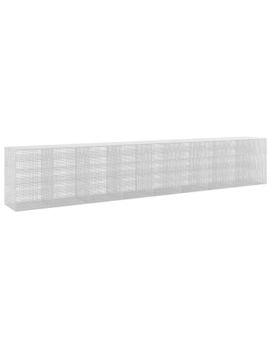 Gabione con filo da 3,5 mm e rete da 5x2,5 cm 850x100x150 cm