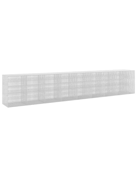 Gabione con filo da 3,5 mm e rete da 5x2,5 cm 850x100x150 cm