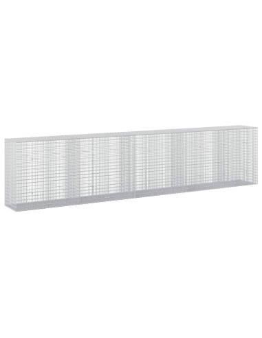 Gabione con filo da 3,5 mm e rete da 5x2,5 cm 450x50x100 cm