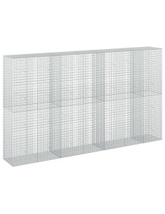Gabione con filo da 3,5 mm e rete da 5x2,5 cm 350x50x200 cm 2