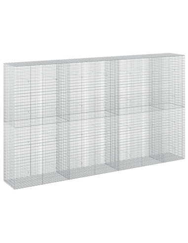 Gabione con filo da 3,5 mm e rete da 5x2,5 cm 350x50x200 cm
