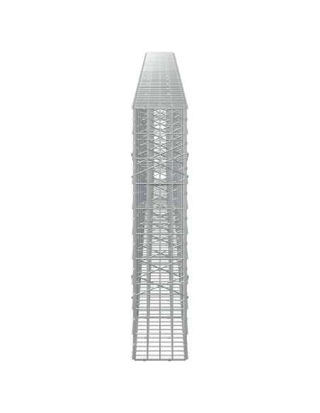 Gabione con Filo da 3,5 mm e Rete da 5x10 cm 750x20x100 cm