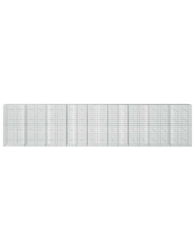 Gabione con Filo da 3,5 mm e Rete da 5x10 cm 900x20x200 cm
