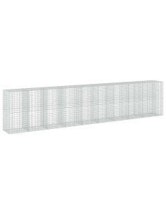 Gabione con Filo da 3,5 mm e Rete da 5x10 cm 950x100x200 cm 2