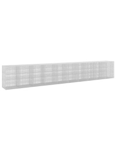 Gabione con filo da 3,5 mm e rete da 5x2,5 cm 1000x100x150 cm 2