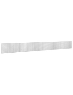 Gabione con filo da 3,5 mm e rete da 5x2,5 cm 1000x10x100 cm 2