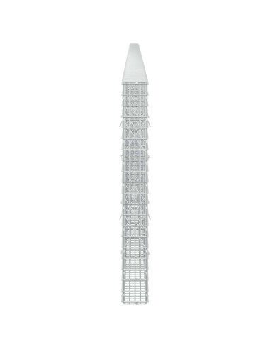 Gabione con filo da 3,5 mm e rete da 5x2,5 cm 1000x10x100 cm