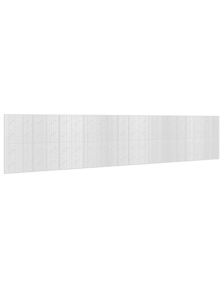 Gabione con filo da 3,5 mm e rete da 5x2,5 cm 1000x10x200 cm