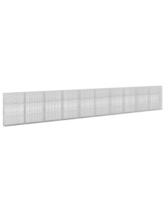 Gabione con filo da 3,5 mm e rete da 5x2,5 cm 1000x30x150 cm 2