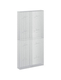 Gabione con filo da 3,5 mm e rete da 5x2,5 cm 100x20x200 cm 2
