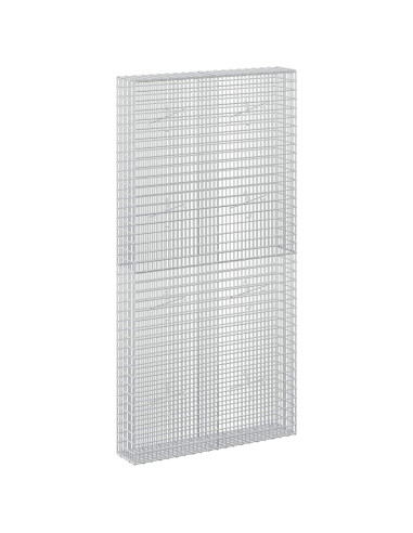 Gabione con filo da 3,5 mm e rete da 5x2,5 cm 100x20x200 cm