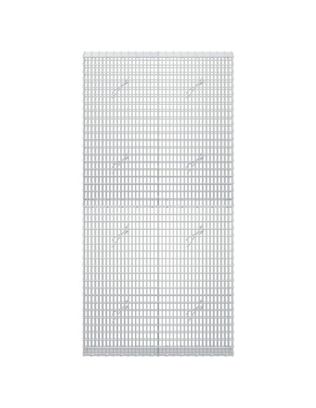 Gabione con filo da 3,5 mm e rete da 5x2,5 cm 100x20x200 cm