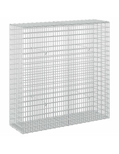 Gabione con filo da 3,5 mm e rete da 5x2,5 cm 100x30x100 cm 2