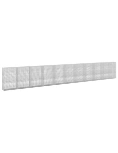 Gabione con filo da 3,5 mm e rete da 5x2,5 cm 1050x50x150 cm 2