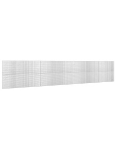 Gabione con filo da 3,5 mm e rete da 5x2,5 cm 1100x10x200 cm 2
