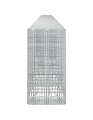 Gabione con filo da 3,5 mm e rete da 5x2,5 cm 1150x50x100 cm