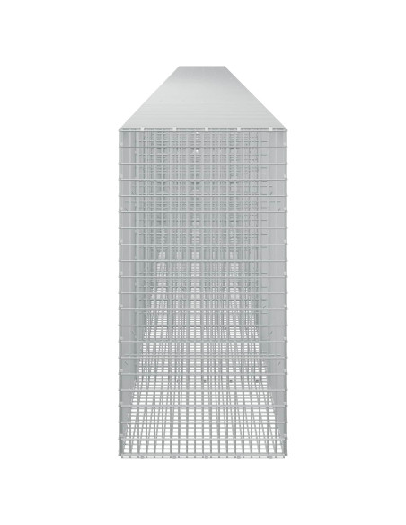 Gabione con filo da 3,5 mm e rete da 5x2,5 cm 1150x50x100 cm