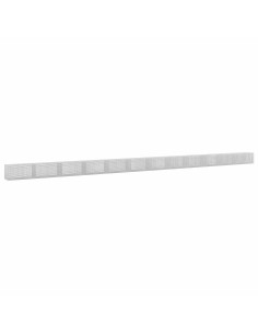 Gabione con filo da 3,5 mm e rete da 5x2,5 cm 1200x50x50 cm 2