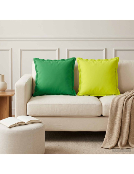 Cuscino con cuscino HOUTEN 6 pz Verde brillante. Poliestere