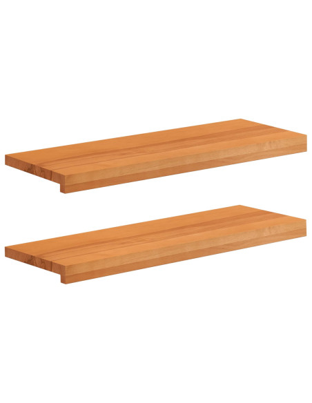 Tappeti per scale 2 pz 70 x 25 x 2 cm Marrone Chiaro