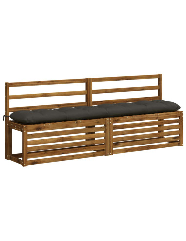 Cuscino per panchina VIANEN 100% Poliestere Antracite