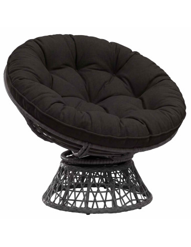 Cuscino per Sedia Appesa VIANEN 100% Poliestere Nero
