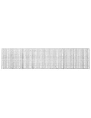 Gabione con filo da 3,5 mm e rete da 5x2,5 cm 850x20x200 cm