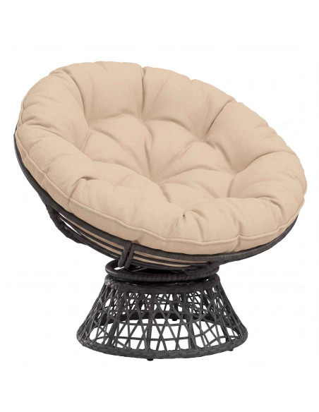 Cuscino per Sedia Appesa VIANEN 100% Poliestere Crema