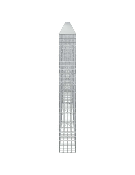 Gabione con filo da 5 mm e rete da 5x5 cm 900x20x150 cm