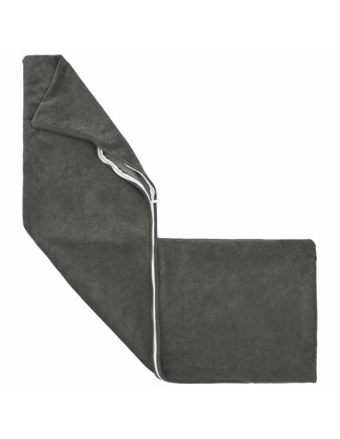 Cuscino HEERLEN Antracite 40 x 145 cm Fleece in microfibra