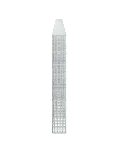 Gabione con filo da 3,5 mm e rete da 5x2,5 cm 900x20x150 cm