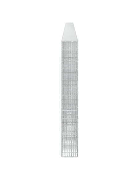 Gabione con filo da 3,5 mm e rete da 5x2,5 cm 900x20x150 cm