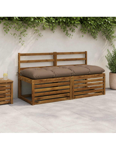 Cuscino per panchina VIANEN 100% Poliestere Tortora