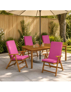 Cuscino per sedia a schienale alto GEMERT 6 pz 100% Poliestere