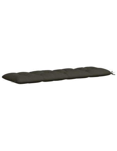 Cuscini per Panchina VIANEN 2 pz 100% Poliestere Antracite