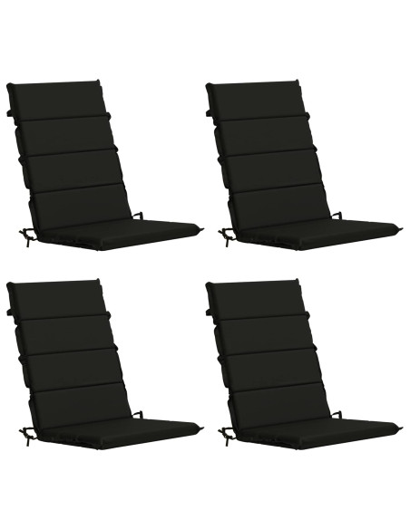 Cuscino per sedia a schienale alto GEMERT 4 pz 100% Poliestere