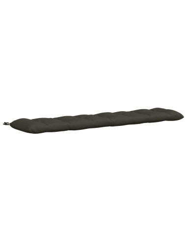 Cuscino per panchina VIANEN 100% Poliestere Antracite