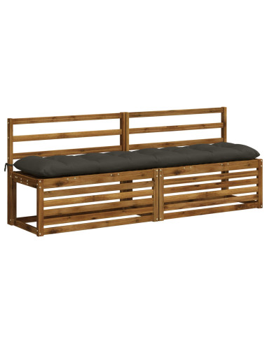 Cuscino per panchina VIANEN 100% Poliestere Antracite