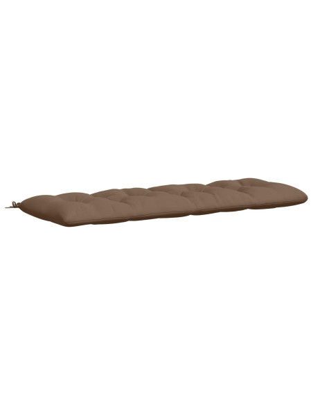 Cuscino per panchina VIANEN 100% Poliestere Tortora
