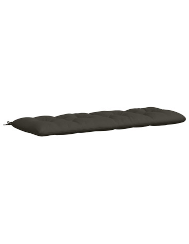 Cuscino per panchina VIANEN 100% Poliestere Antracite