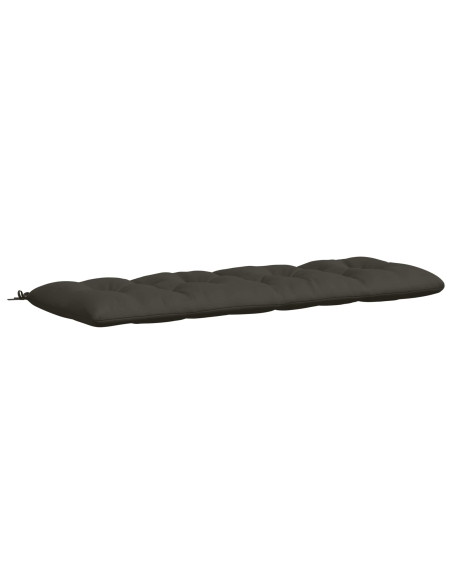 Cuscino per panchina VIANEN 100% Poliestere Antracite