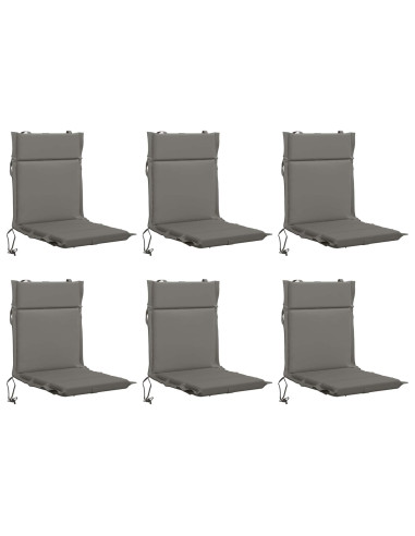 Cuscino per sedia a schienale basso GEMERT 6 pz 100% Poliestere