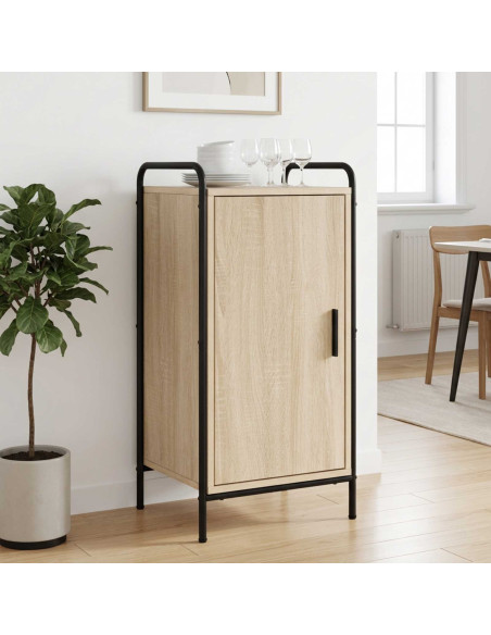Credenza Rovere Sonoma 97 x 33 x 81 cm Legno ingegnerizzato
