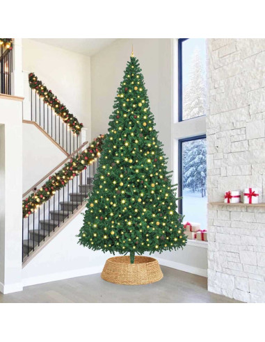 Collare per Albero di Natale Rotondo Marrone 105 x 105 x 28 cm