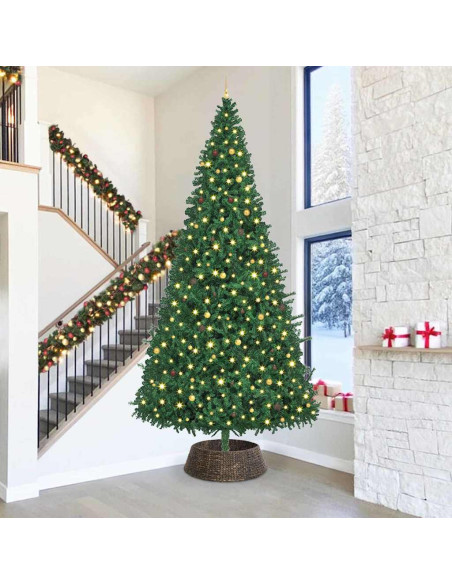 Collare per Albero di Natale Rotondo Nero 90 x 90 x 28 cm