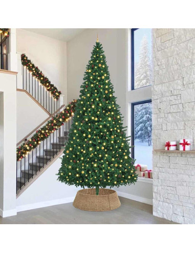 Collare per Albero di Natale Rotondo Naturale 105 x 105 x 28 cm