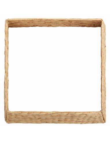 Collare per Albero di Natale Quadrato Marrone 50 x 50 x 25 cm