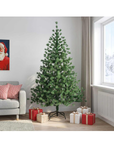 Albero di Natale Artificiale con Rami Pieghevoli 240 cm