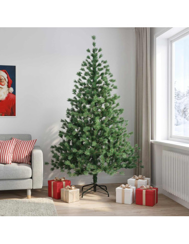 Albero di Natale Artificiale con Rami Pieghevoli 240 cm