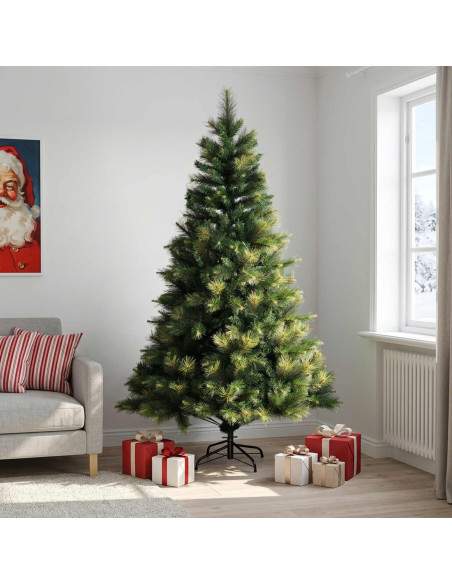 Albero di Natale Artificiale con Rami Pieghevoli 240 cm